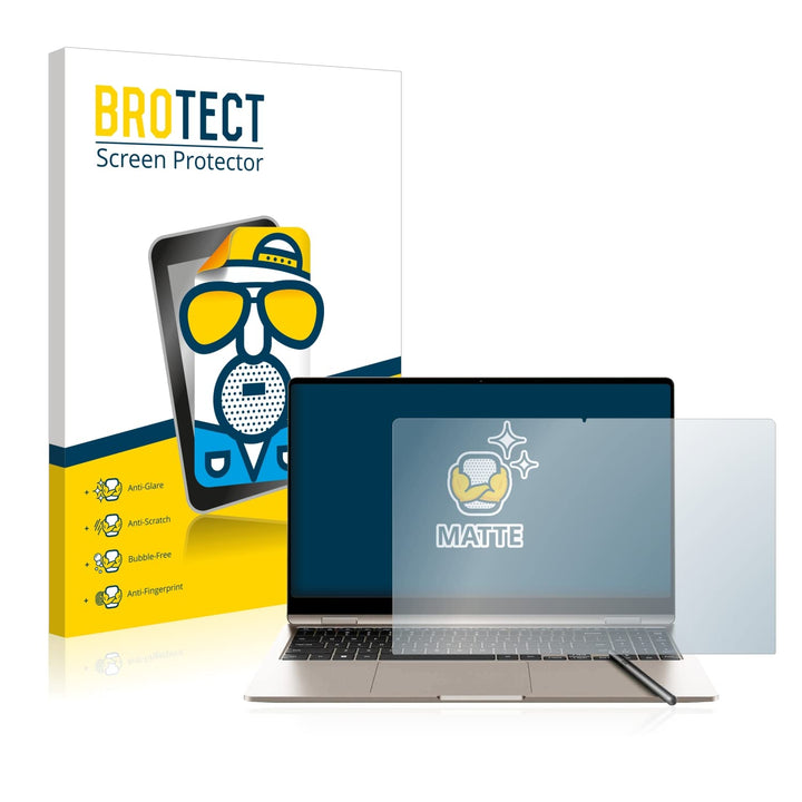 BROTECT Entspiegelungs-Schutzfolie für Samsung Galaxy Book3 360 15.6" Matte Displayschutz-Folie, Ant