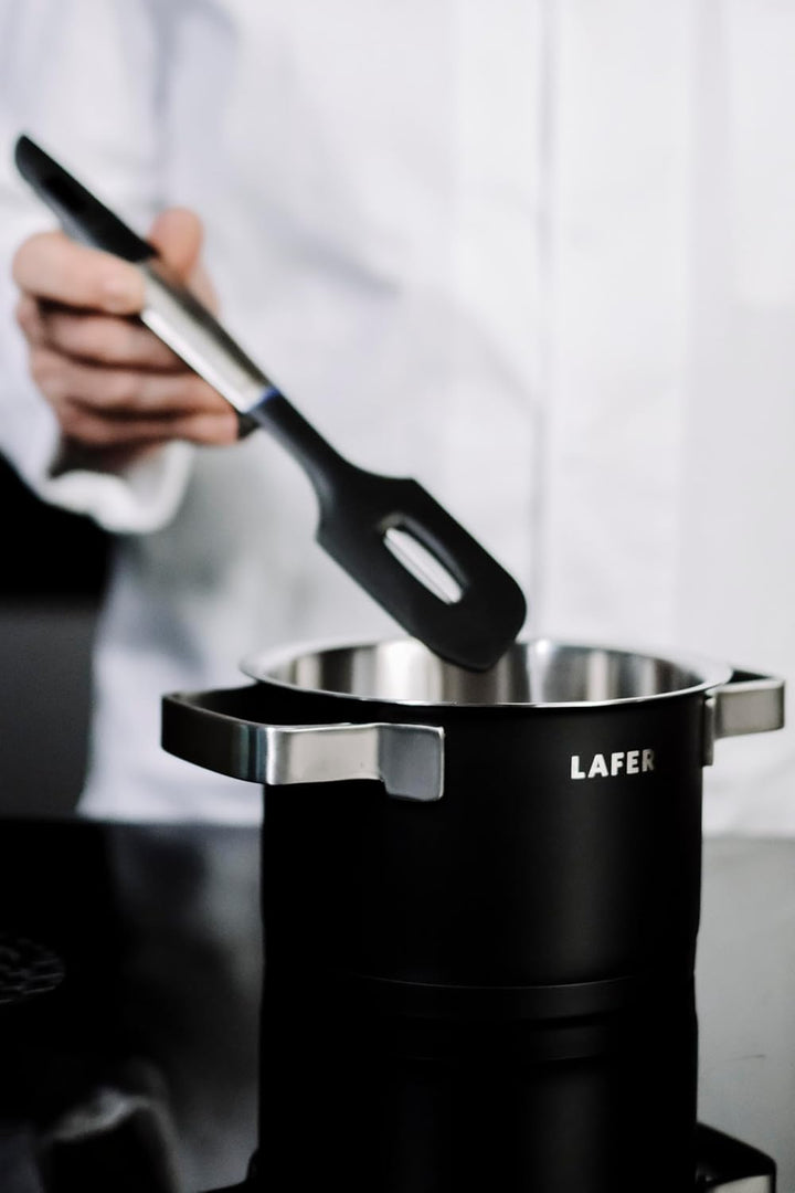 Johann Lafer Topfset 4-teilig Signature Edition – Edelstahl 18/10 Kochtopf Set mit Glasdeckel, energ