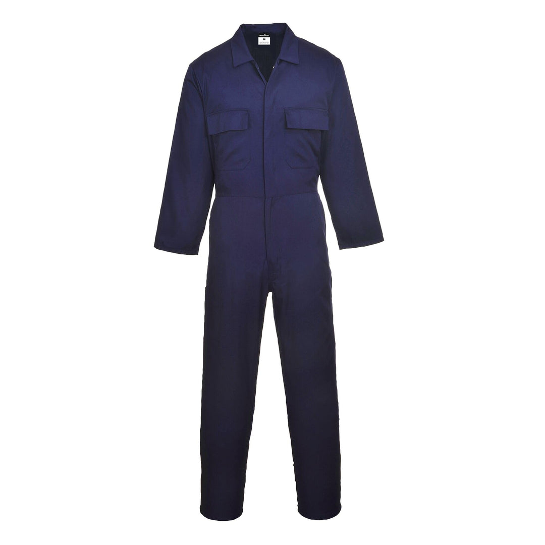 Portwest Euro-Arbeitsoverall aus Polyester-Baumwolle, Grösse: XXXL, Farbe: Marine, S999NARXXXL Blau