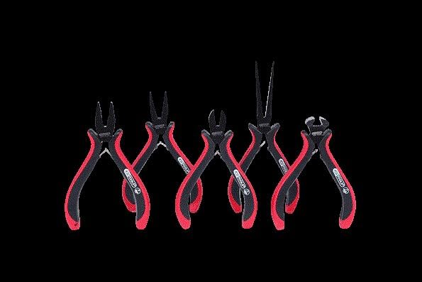 KS Tools 500.7020 Feinmechanik-Zangen-Satz, 5-tlg.