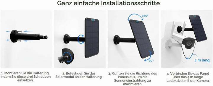 Reolink Solar Panel 2 Schwarz (5,8W)