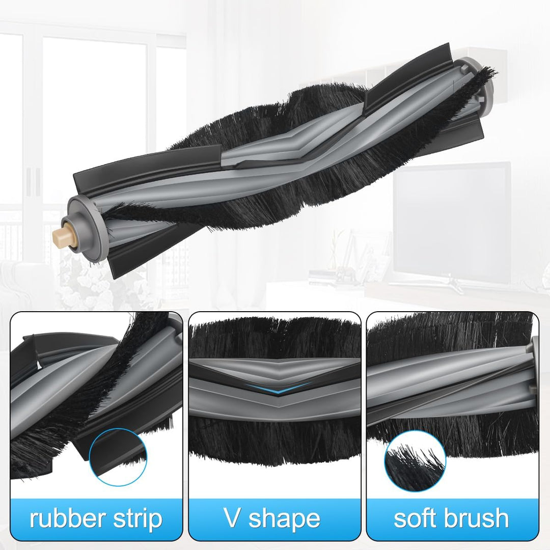 2 Stücke Ersatzteile Hauptbürste für ECOVACS DEEBOT X1 Omni/ X1e Omni/ X1 Turbo/ X1 Plus, Zubehör fü