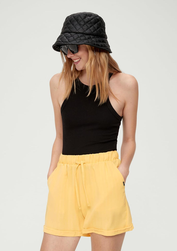 QS Regular: Shorts im sportiven Look 32 Gelb, 32 Gelb