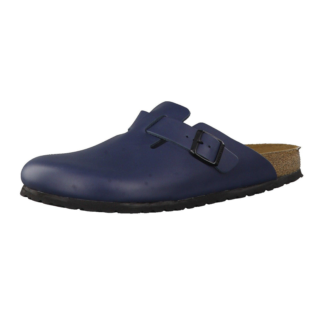 BIRKENSTOCK Herren Clogs Boston ESD 41 EU Schmal Blau, 41 EU Schmal Blau