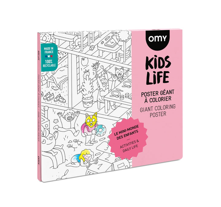 Omy Riesiges Malposter für Kinder – Kinderleben Kids Life, Kids Life