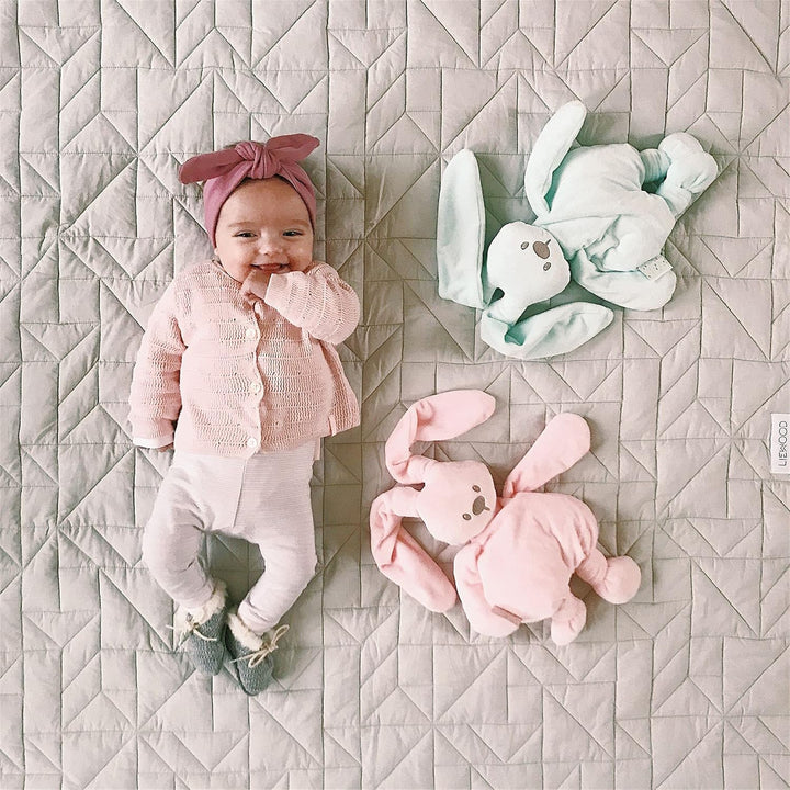 Nattou Kuscheltier Hase Lapidou, Wegbegleiter ab der Geburt, 36 cm, Rosa, Rosa