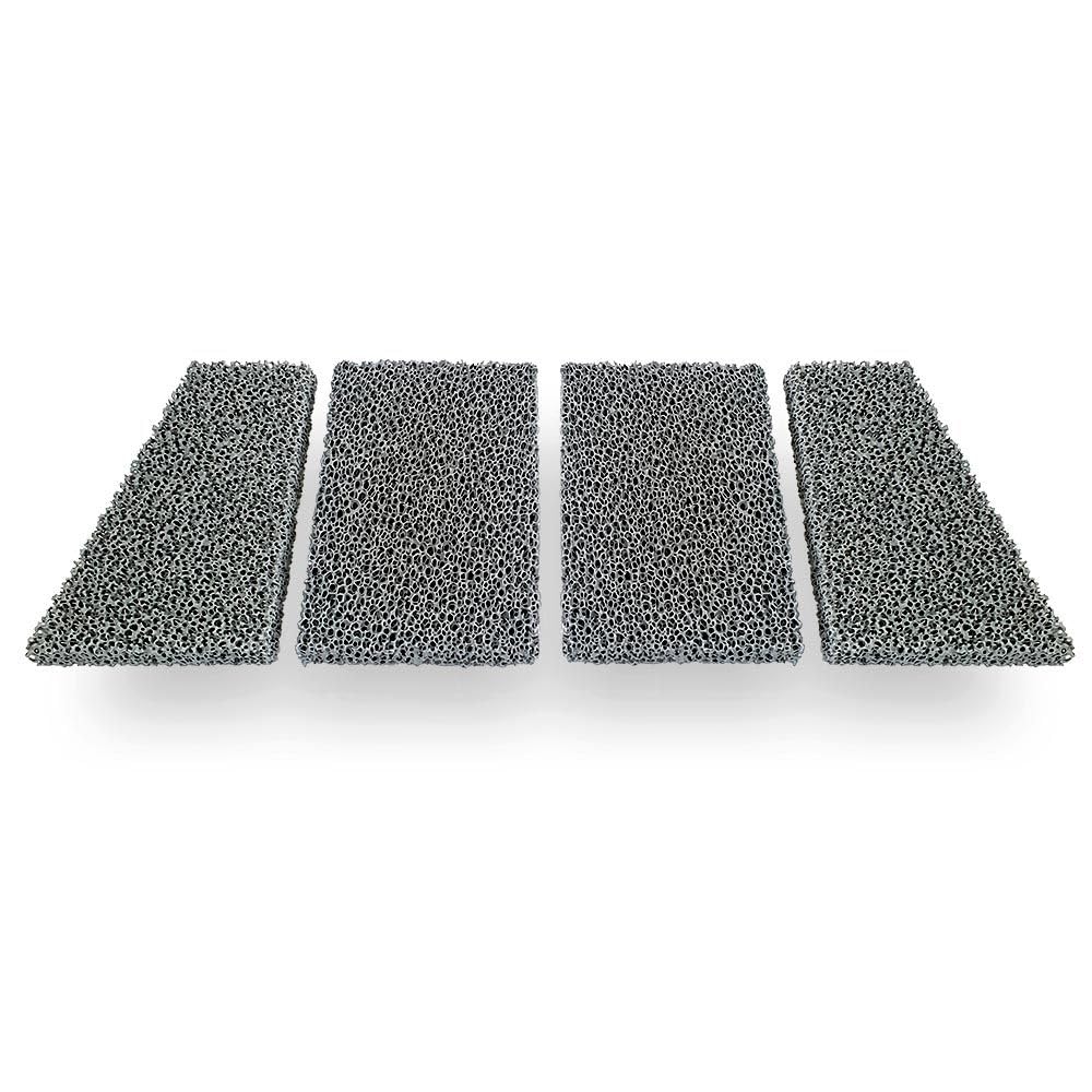 Feuerfest 123 - Feinstaubfilter Kaminofen 547x213x25 mm, Kompatibel mit Hark, 4-teilig, Feinstaub Ru