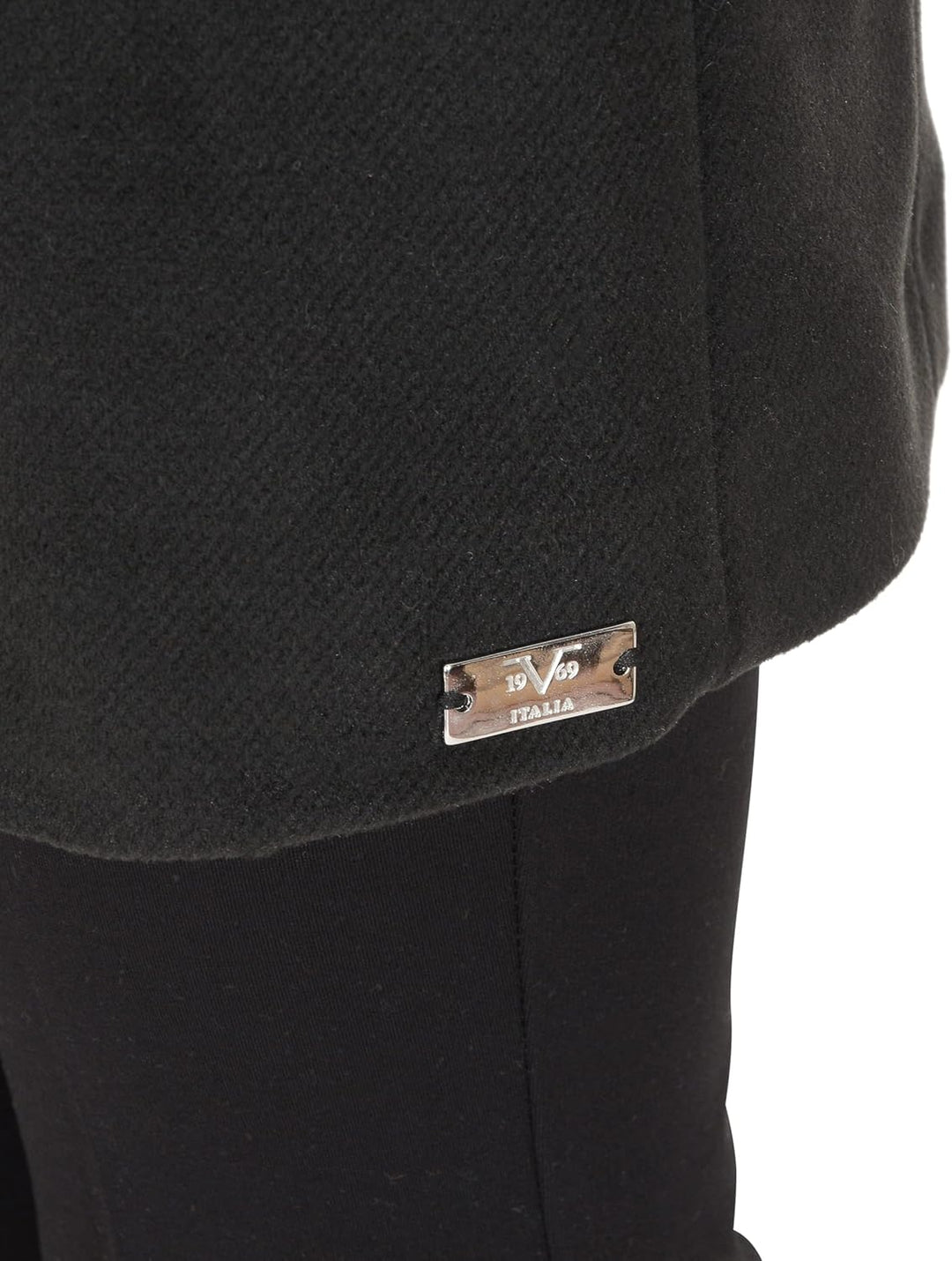19V69 ITALIA Damen Neve Kapuzenpullover XL Schwarz, XL Schwarz