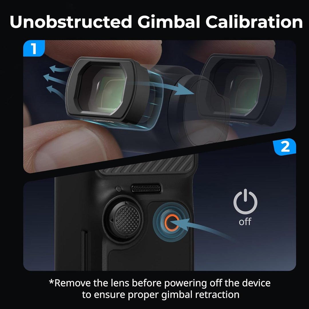 SMALLRIG 0,72x Weitwinkelobjektiv für DJI Osmo Pocket 3, magnetische Befestigung für schnelle Instal