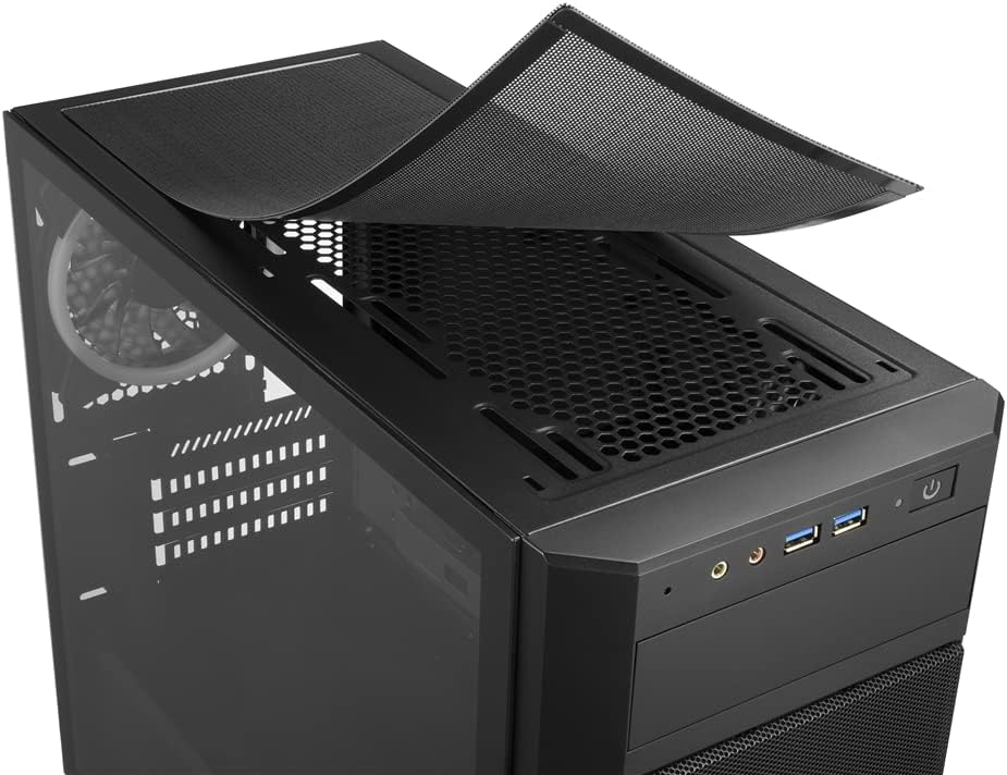 Sharkoon V1000 RGB, mATX Gaming PC Gehäuse Classic