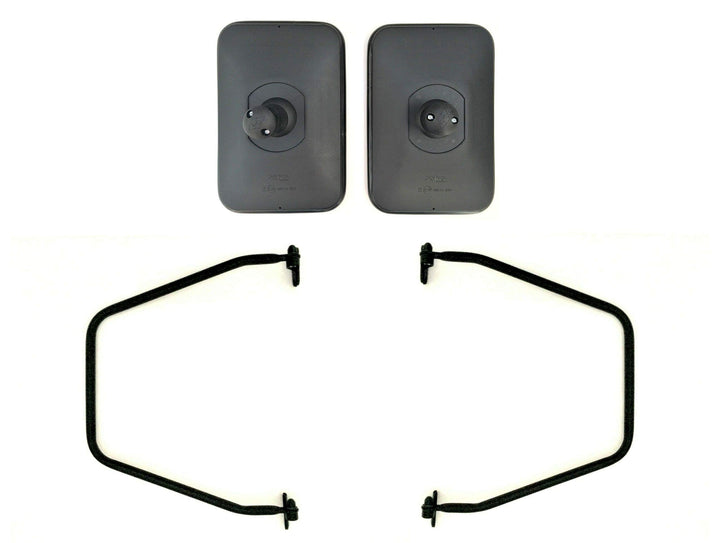 2x Aussenspiegel universal 300x200 Traktor LKW Wohnmobil ø15-28 mm Spiegelarm SET