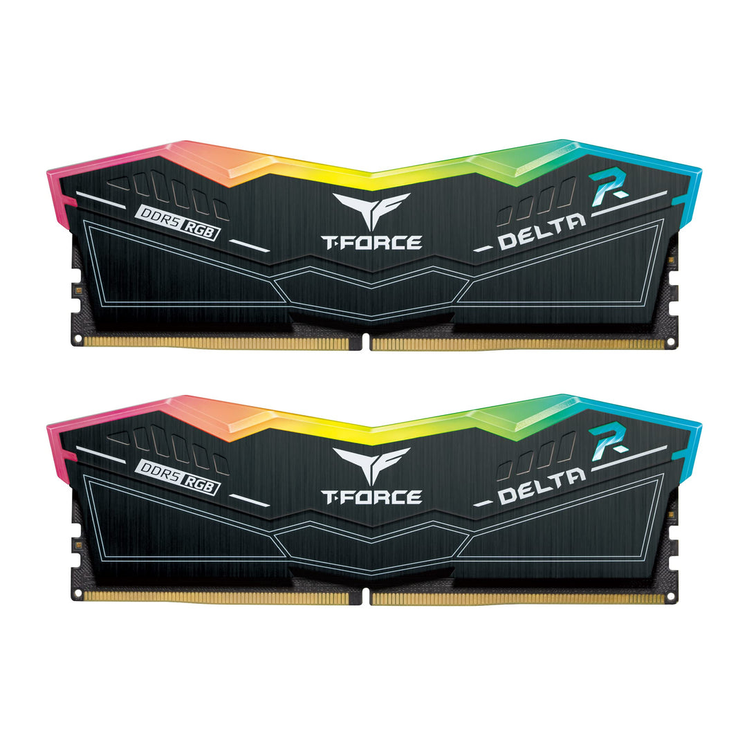 Team T-FORCE Delta RGB Schwarz 32GB Kit DDR5 (2x16GB) 7200MHz, CL34, FF3D532G7200HC34ADC01 32GB(2x16