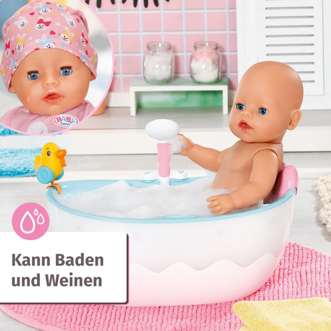 Zapf Creation 827956 BABY born Magic Girl 43 cm - neu mit magischem Schnuller und 10 lebensechten Fu