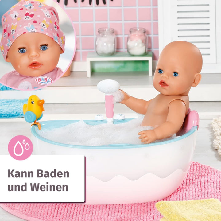 Zapf Creation 827956 BABY born Magic Girl 43 cm - neu mit magischem Schnuller und 10 lebensechten Fu