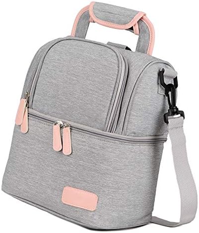 Mengshen wasserdichte Muttermilch Babyflasche Kühltasche - Tragbare Wärmeisolierte Lunchbox/Grosse K