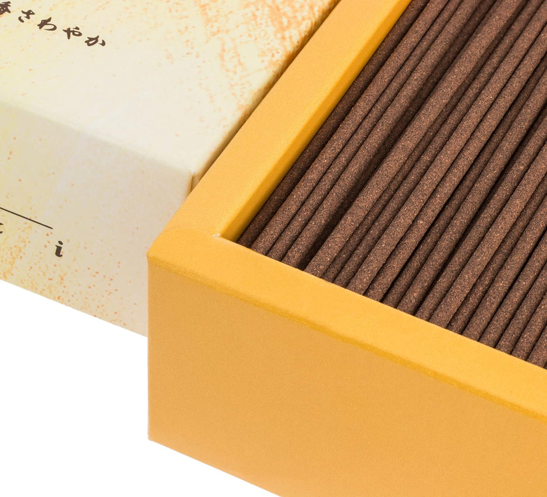 Nippon Kodo Japanische Räucherstäbchen Ka-Fuh Japanische Zypresse Hinoki, grosse Räucherstäbchenbox,