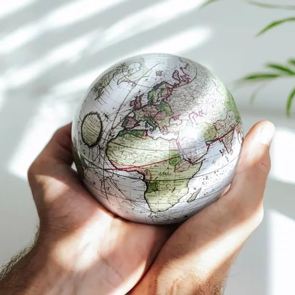 4.5 White Cassini Terrestrial MOVA Globe by Mova
