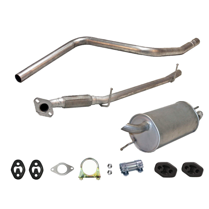 Ferroz Export Ersatz für Komplette Auspuffanlage ab Kat Ford Fiesta V 1.25, 1.3, 1.4 16V Mazda 2 1.2