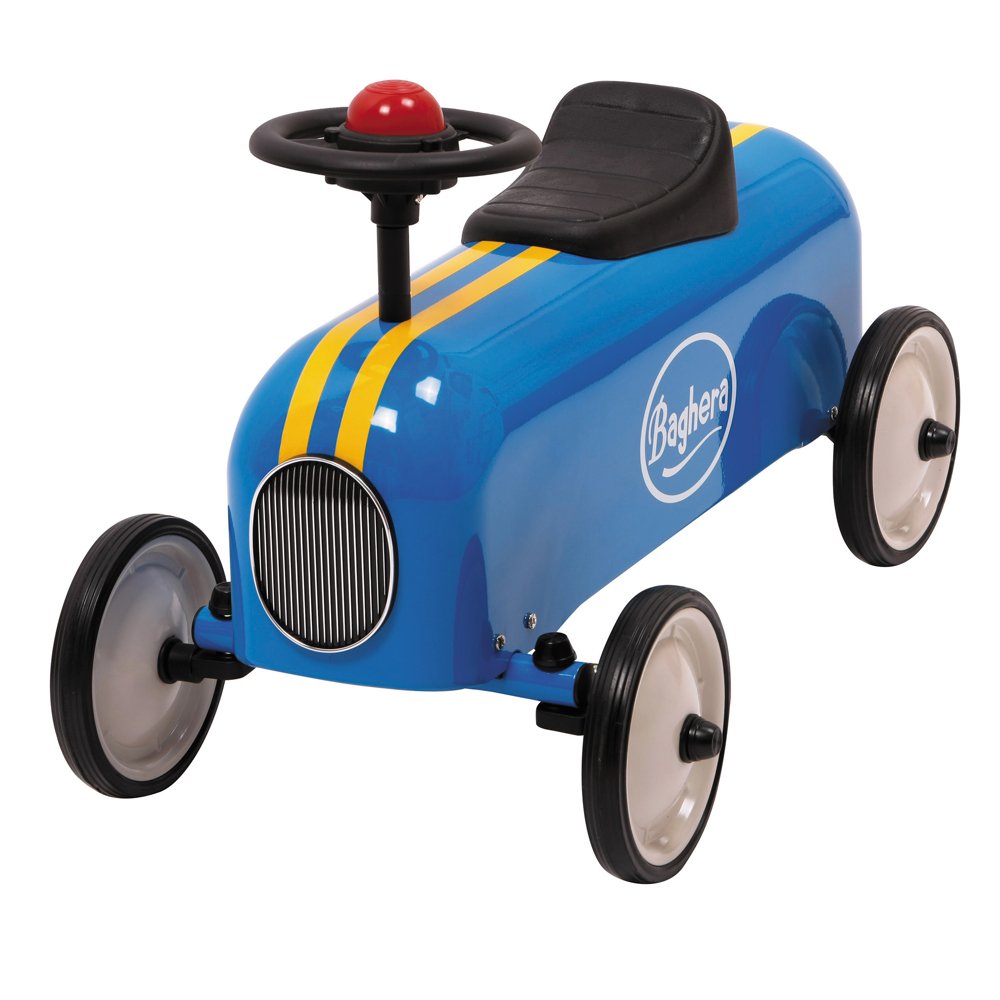 Baghera 803 - Rutscher Racer, blau, Metall, 57x35x40 cm, 1-3 Jahre, Rutschauto