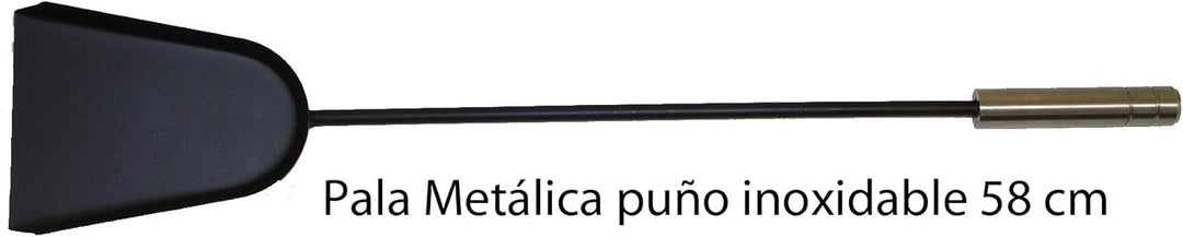 Imex El Zorro 10016 Kamin-Zubehörset, gebogenes Design, rostfrei, 68 x 23 x 14 cm, Schwarz