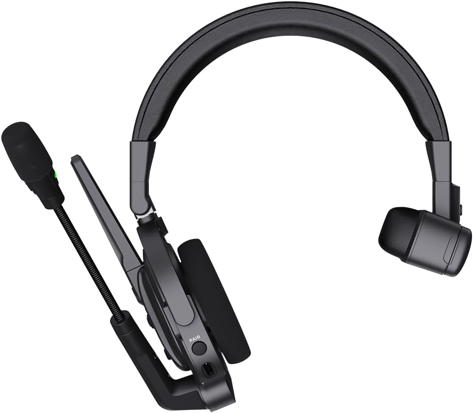 Accsoon - Como - Enthält EIN Host-Headset und Acht Remote-Headsets - Ergonomisches Design - 400 Mete