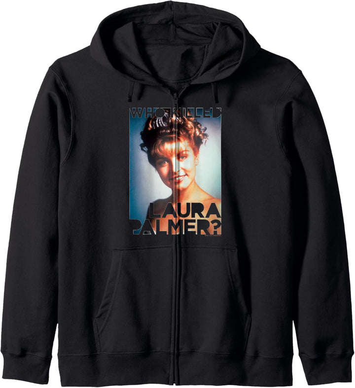 Twin Peaks Laura Palmer Portraittext Kapuzenjacke