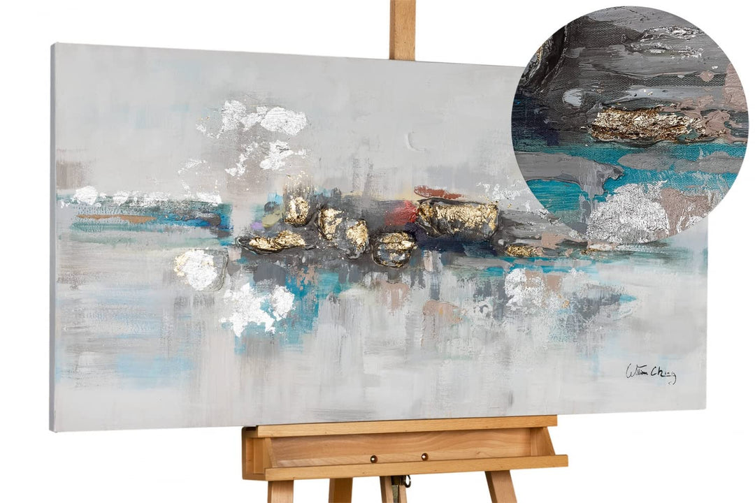 KunstLoft Leinwandbild | 100% HANDGEMALT | 120x60cm | Gemälde &