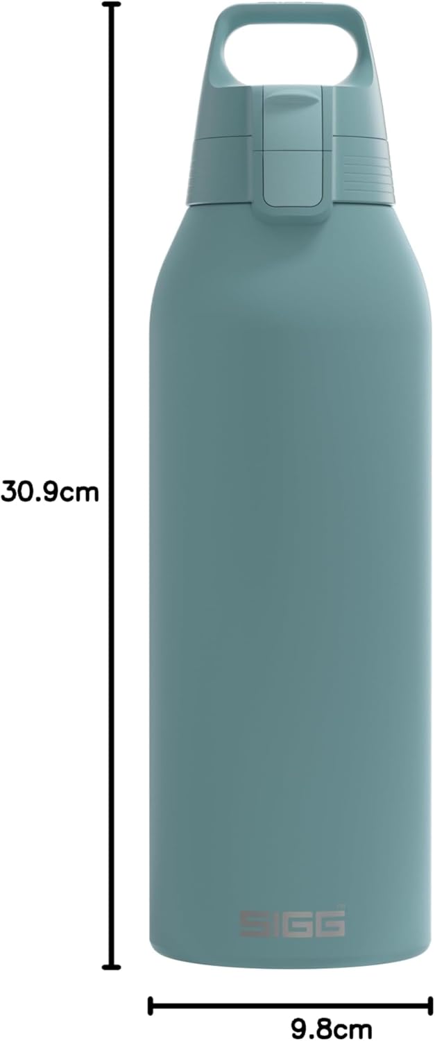 Sigg - Edelstahl Trinkflasche - Shield ONE - Für Kohlensäurehaltige Getränke Geeignet - Auslaufsiche