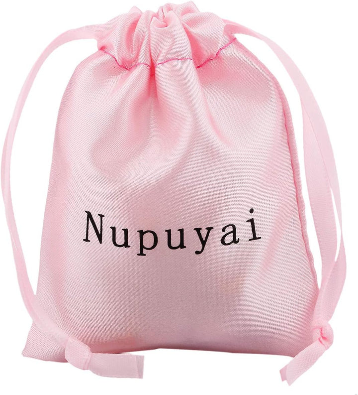 Nupuyai 7.3cm Bergkristall Edelstein Engel Figur Stein Schutzengel Figur Deko Jade Taschenengel Glüc