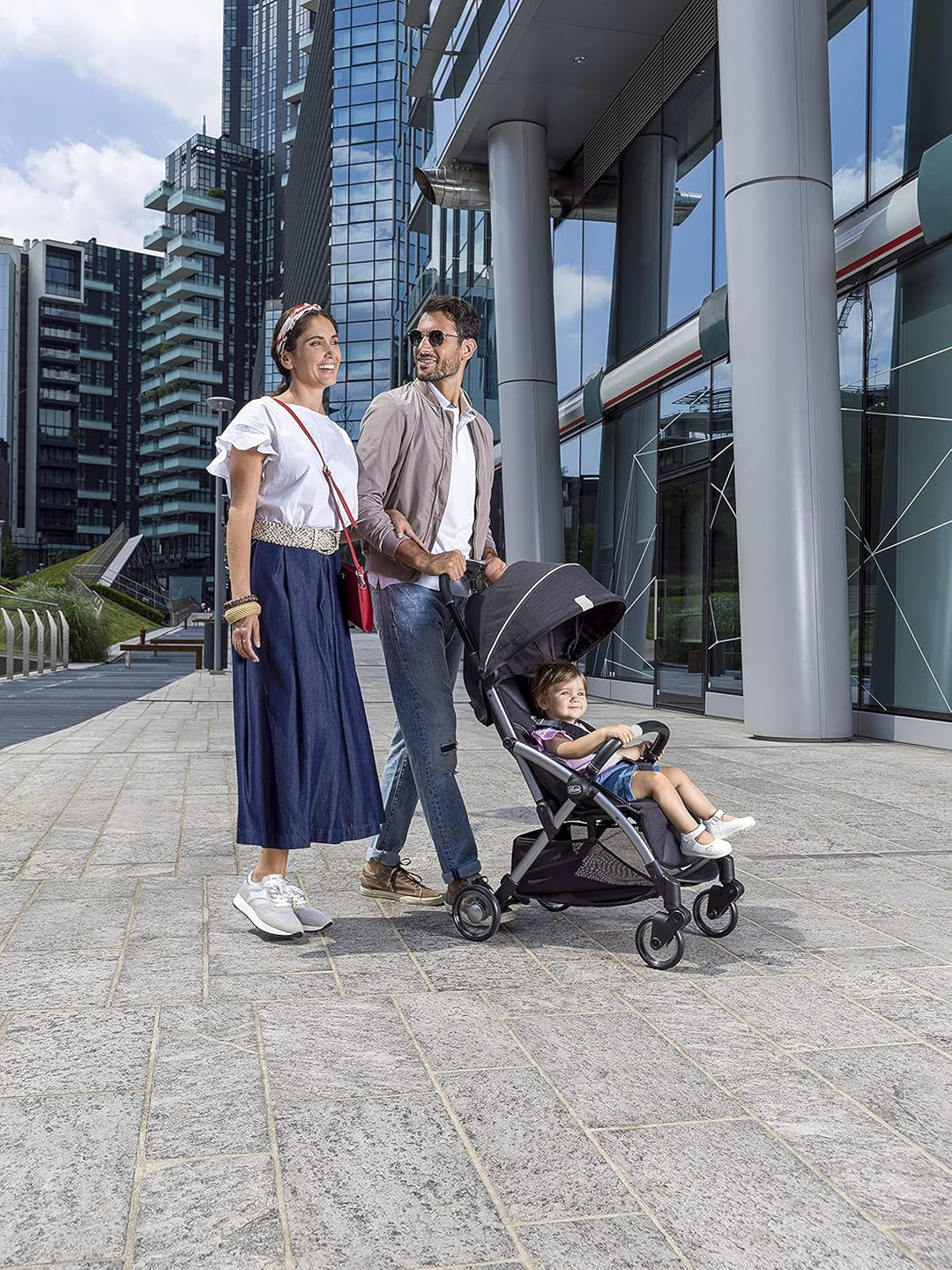 Chicco, Goody Plus Graphit, Kinderwagen 0 Monate bis 4 Jahre, mit automatischem und kompaktem Versch