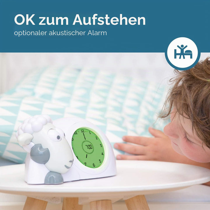 ZAZU Sam The Lamb Uhr – Schlafcoach Uhr und Nachtlicht für Kinder | Bringt Ihrem Kind mit visuellen