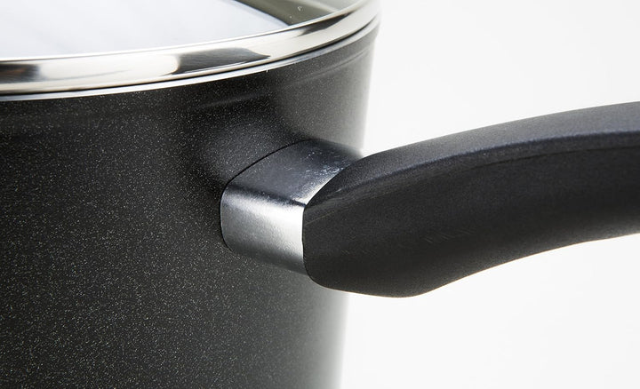 Prestige Duraforge Aluminium 3 piece saucepan set-Black Kochtopf, Schwarz 3-Piece, 3-Piece