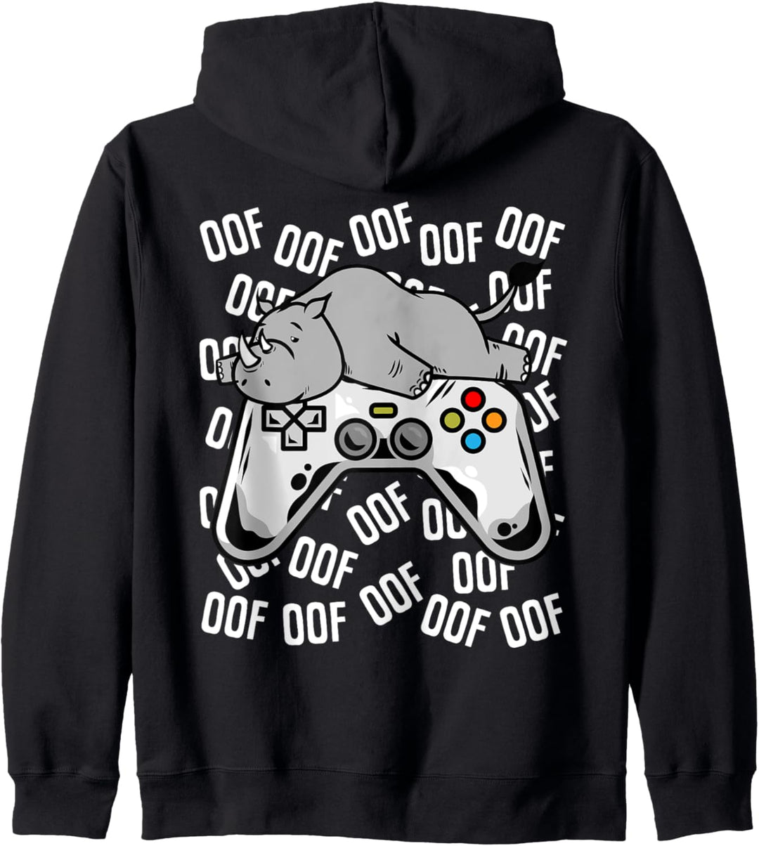 Rhino Videospiel Noob Oof Kinder Jungen Mädchen Geschenk Kapuzenjacke