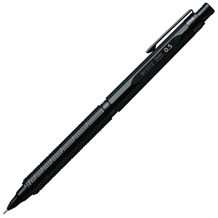 Pentel PP3005-A ORENZNERO Druckbleistift mit automatischem Minenvorschub, bruchsichere Mine, schwarz