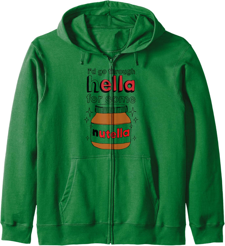 Ich würde Hella für ein paar Nutella-Bekleidung durchgehen Kapuzenjacke
