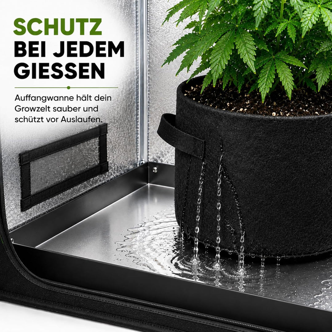 Weedness Secret Jardin Water Tray 120 x 120 cm - Auffang Wanne Bewässerung Homebox Growbox Zubehör A