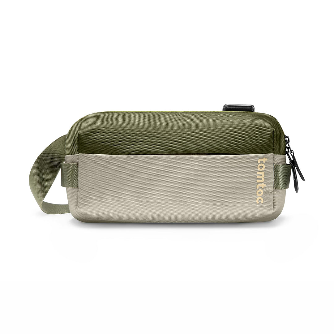 tomtoc Kompakt Sling Bag, 4L Minimalistisch Brusttasche Umhängetasche Schultertasche für Herren und