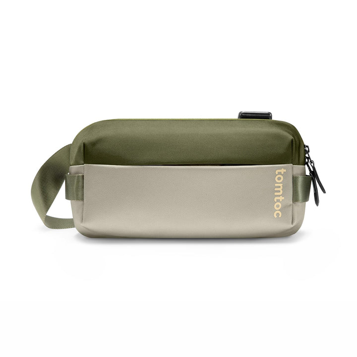 tomtoc Kompakt Sling Bag, 4L Minimalistisch Brusttasche Umhängetasche Schultertasche für Herren und
