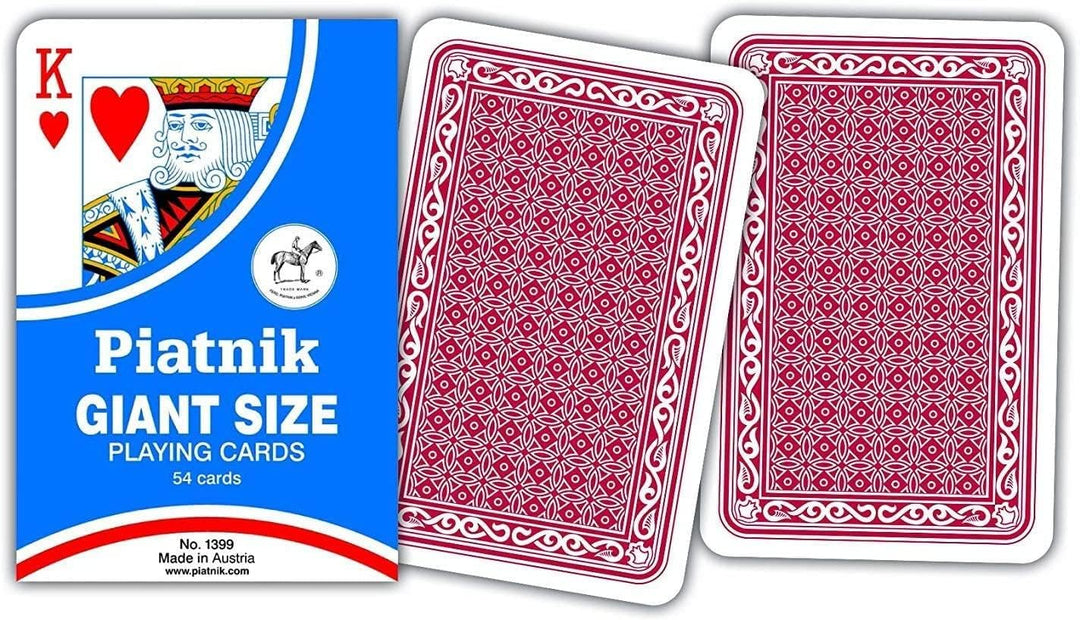 Piatnik 1399 - Riesenkarten, rot