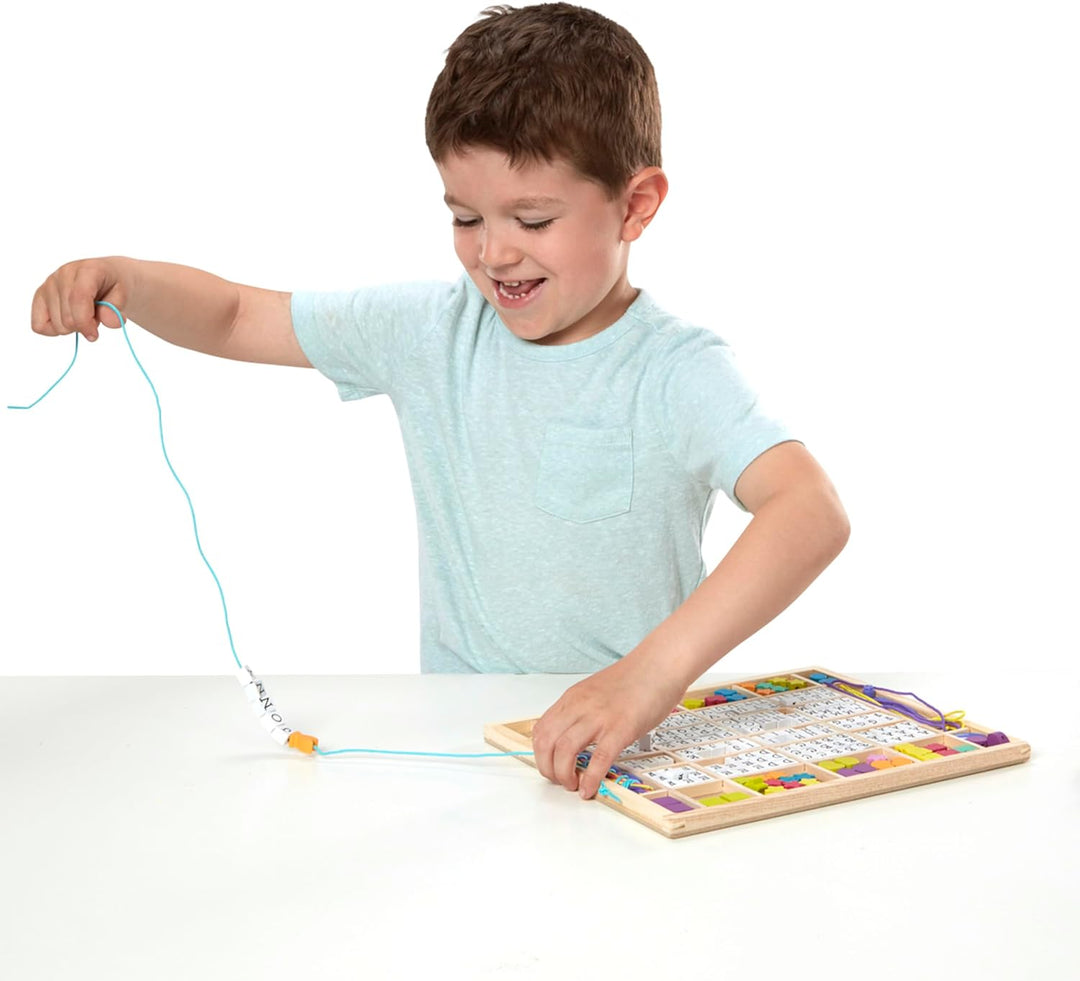 Sablon Melissa and Doug 3774 - Holzperlen ABC+Motive