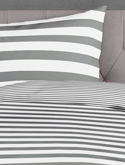 Bierbaum Bettwäsche 3121, Mako-Satin, Made in Germany (155 x 220 cm, Silber) 155 x 220 cm Silber, 15