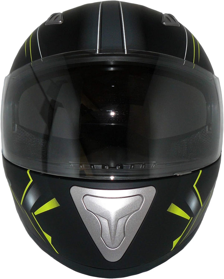 protectWEAR Integralhelm mit Sonnenblende H520-ARROW-GB - Black, Grösse L, L