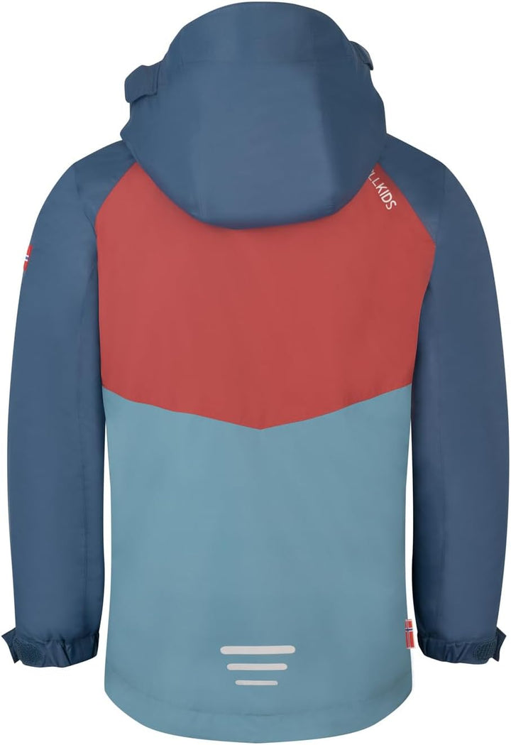 Trollkids Kids Bryggen 3in1 Jacket 92 Carmin Red, 92 Carmin Red