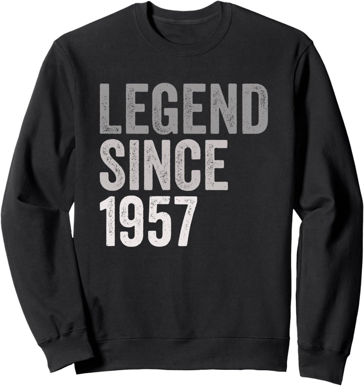 Legende Seit 1957 Lustiges Geburtstagsjahr Retro Legend Sweatshirt