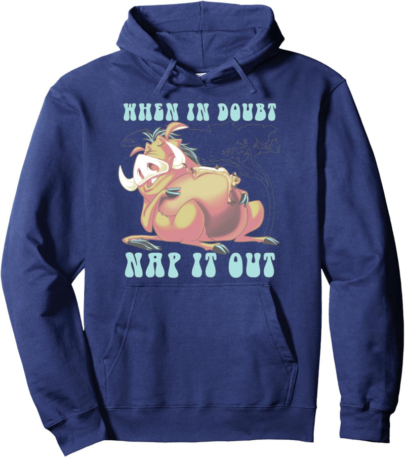 Disney The Lion King Pumbaa When In Doubt Nap It Out Pullover Hoodie