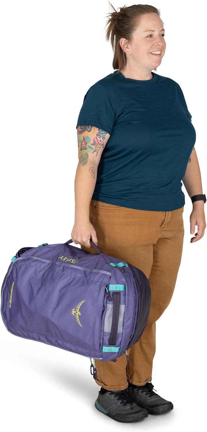 Osprey Unisex – Erwachsene Transporter 40 Duffel Bag Einheitsgrösse Red Mountain, Einheitsgrösse Red