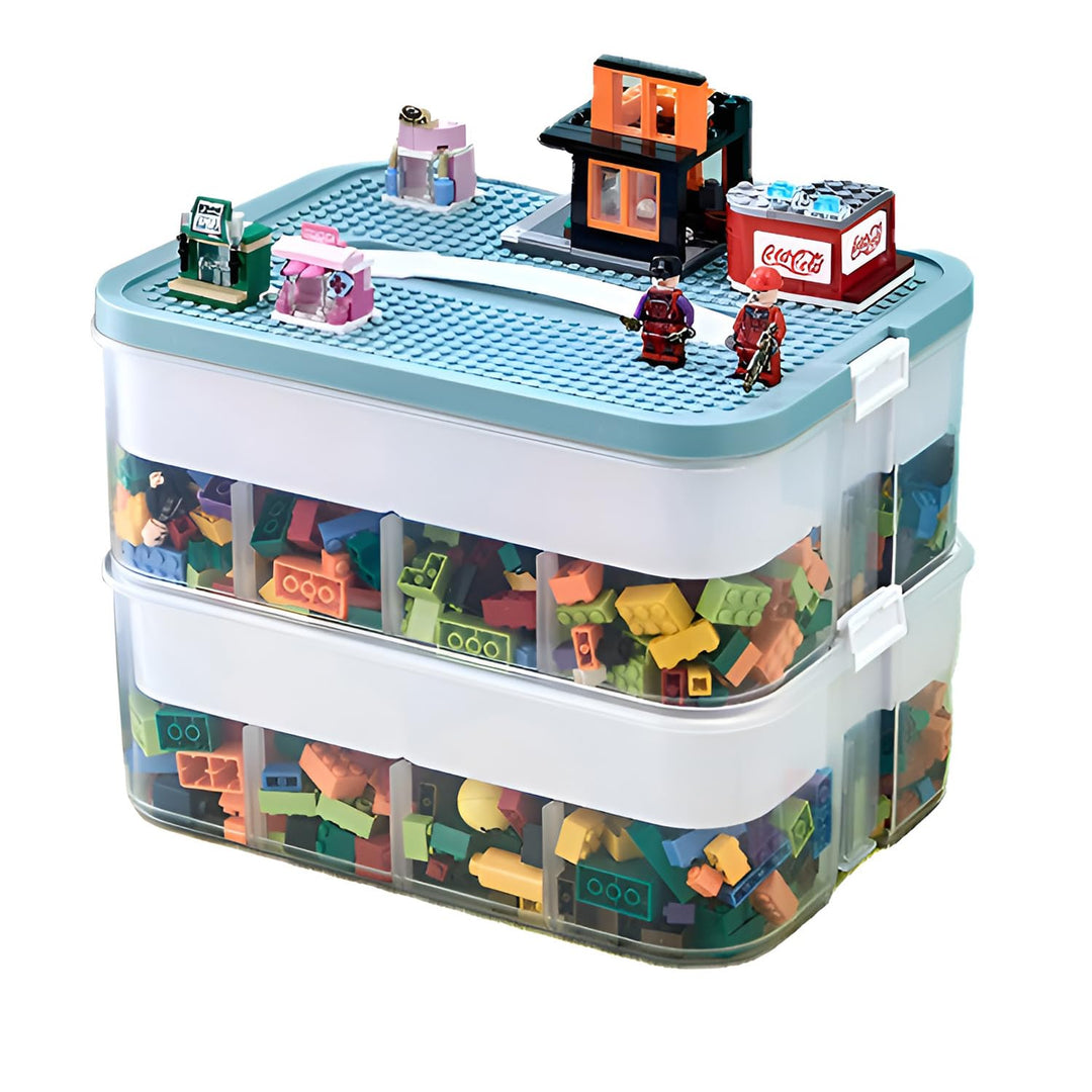 Aufbewahrungsbox für Lego Bausteine,Kisten Spielzeug Aufbewahrung mit Deckel,Sortierboxen Kleinteile