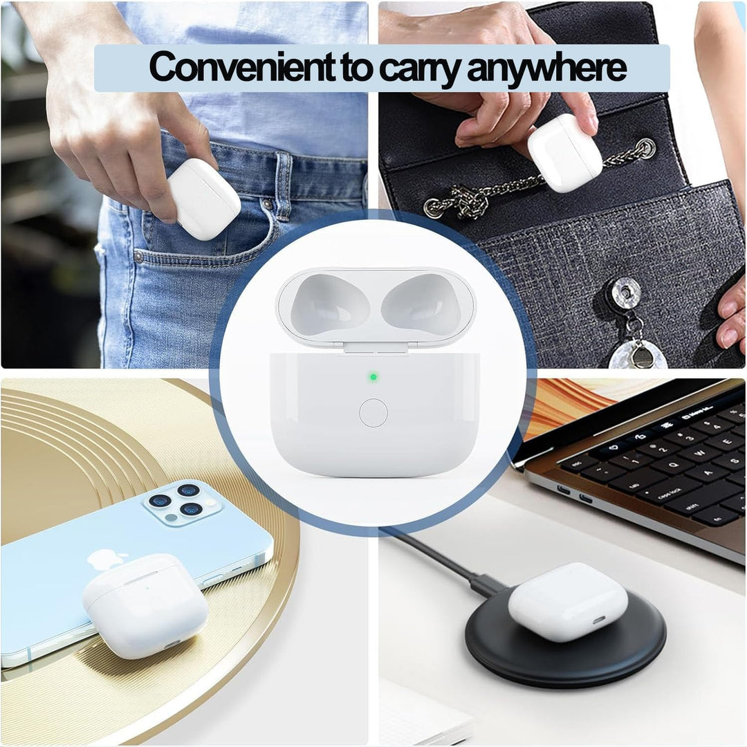 USB-C Kabellose Ladecase Kompatibel mit Air Pods 3rd 2021, Wireless Charging Case Replacement Origin
