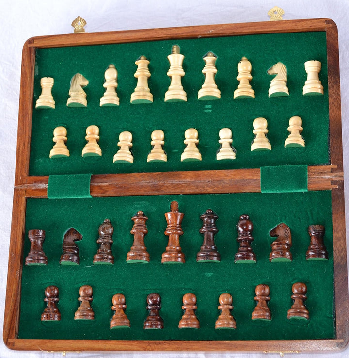 12" Hölzerne Magnetische Hand Gemacht Mainboard-schachspiel