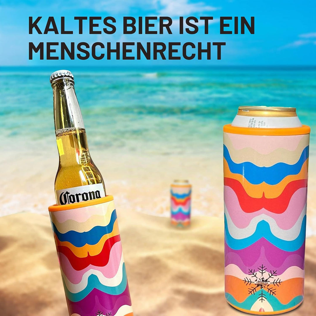 BierKühler Qualitätskühler Thermos Getränkekühler Flaschenkühler für 330 ml 440 ml 500 ml Bier Dosen